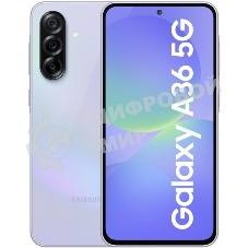 Смартфон Samsung Galaxy A36 SM-A366B, 8/256Gb, лаванда