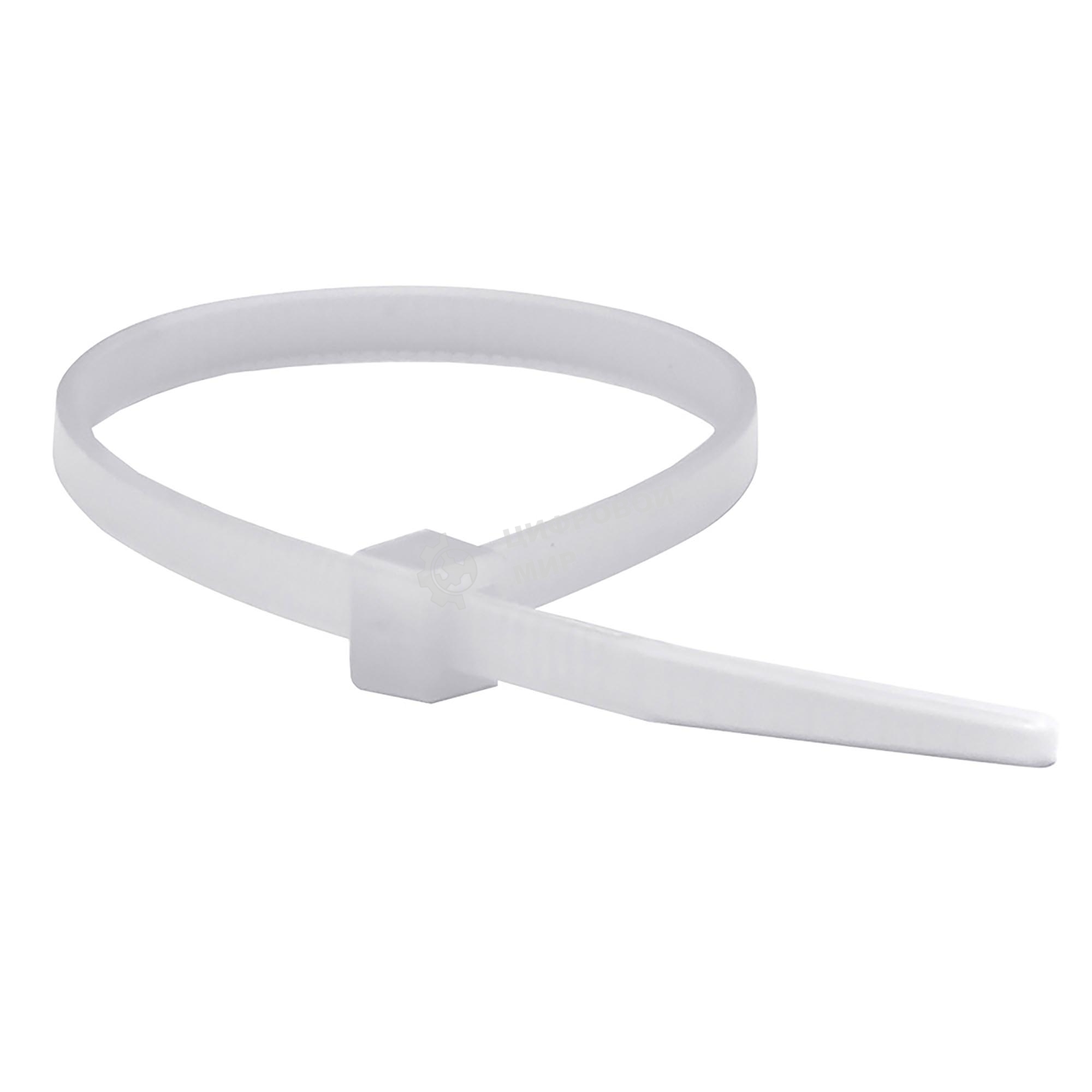 Хомут кабельный DKC 25205SR 2.5х130 полиамид белый (уп. 100 шт)