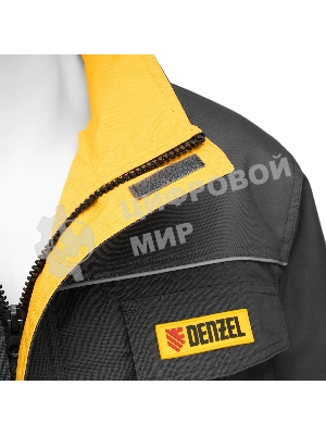 Куртка профессиональная рабочая Denzel 65% полиэстер 35% хлопок, XXL