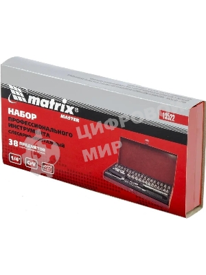 Набор слесарно-монтажный Matrix с квадратом 1/4