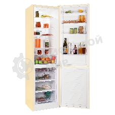 Холодильник Nordfrost NRB 164NF E бежевый двухкамерный 238/105 л морозилка снизу, No Frost