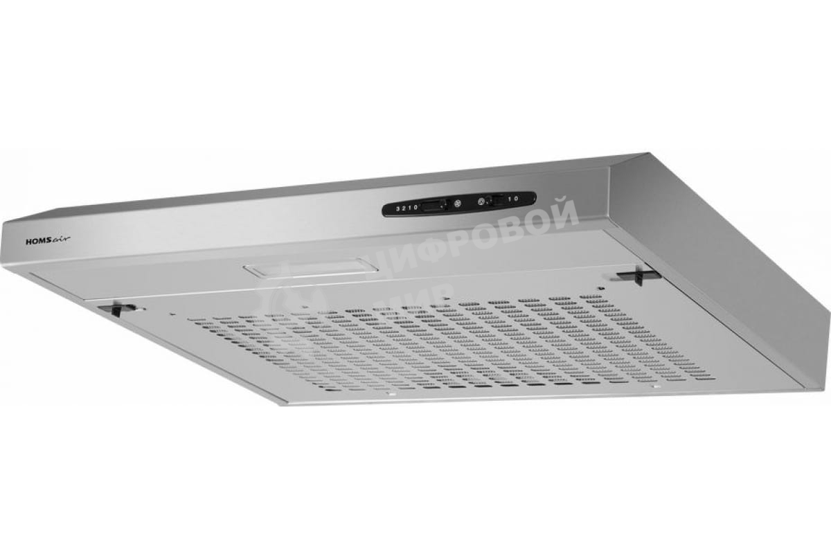 Вытяжка подвесная HOMSair Horizontal 60 нержавеющая сталь, 60 см, 420 куб. м/ч, 45 дБ