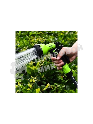 Пистолет-распылитель поливочный Deli DL8760 9 режимов распыления, диаметр шланга 3/4