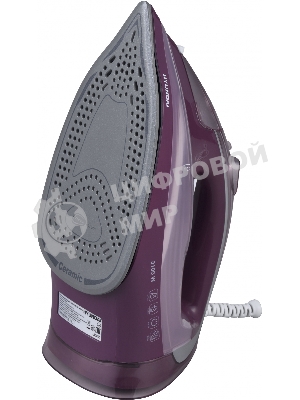 Утюг Hyundai H-SI01780 розовый/бордовый, 3100 Вт, 35 г/мин, 220 г/мин, 400 мл