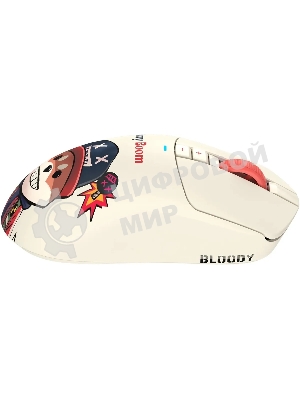 Мышь беспроводная/проводная A4Tech Bloody R72 Ultra Proxy Boom бежевый, 20000 dpi, радиоканал, USB, кнопки - 7