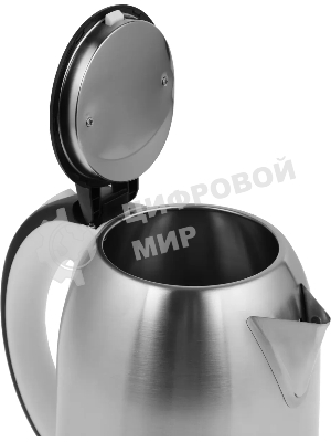 Чайник электрический SUPRA KES-1824 1.8 л, 1500 Вт, серебристый/черный (корпус: нержавеющая сталь)