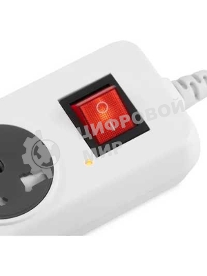 Сетевой фильтр Buro 500UNH-5-WG 5 м, 5 розеток, белый/серый, коробка