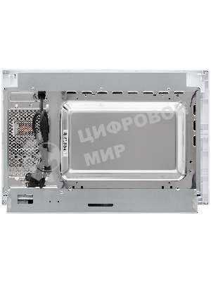 Встраиваемая микроволновая печь Krona RIFLESSO 60 WH V2 белое стекло, 25 л, 900 Вт, переключатели - сенсор