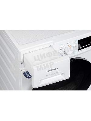 Сушильная машина Бирюса DM-MK10/03 белый, 10 кг, сушка - конденсационная, программ - 16, 59.5 x 84.5 x 67.5 см