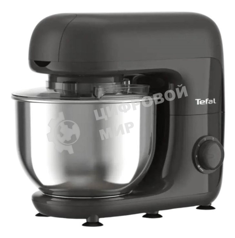 Кухонная машина Tefal Bake Essential QB161H38, черный/серебристый