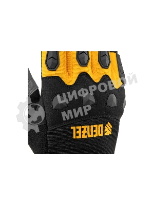 Перчатки универсальные Denzel 68003 усиленные, с защитными накладками, размер 10
