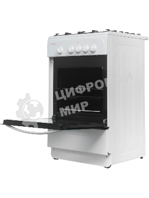 Плита газовая Gefest CG 50М02 К73 белый, конфорок 4 шт, духовка 42 л, 50 см x 85 см x 53 см