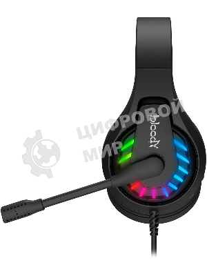 Гарнитура Bloody G230 чёрный, проводная, подсветка