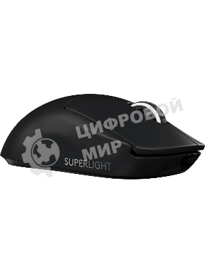 Мышь беспроводная Logitech G PRO X SUPERLIGHT черный, 25600 dpi, радиоканал, USB, кнопки - 5