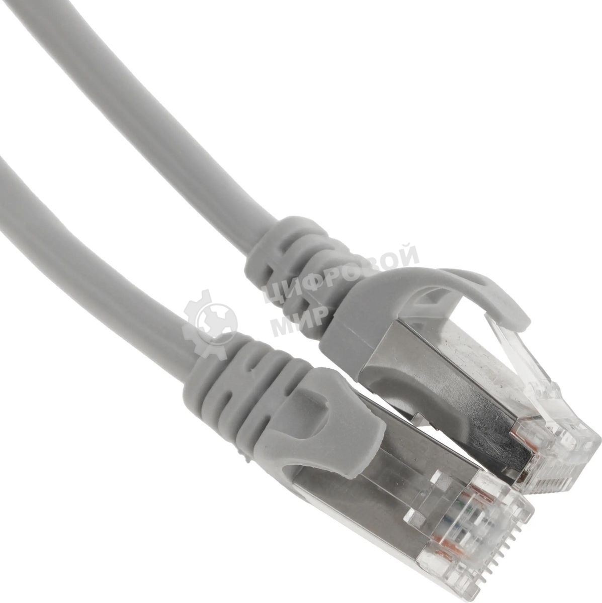 Патч-корд Premier PP6-2M 10000Gbит/с FTP 4 пары cat.6 CCA molded 2м серый RJ-45 (m)-RJ-45 (m)