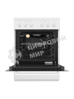 Плита электрическая Maunfeld MEC65CW07 белый, конфорок 4 шт, духовка 60 л, 60 см x 85 см x 60 см