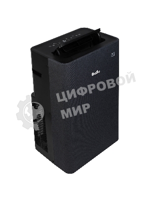 Кондиционер мобильный Ballu Velure BPAC-14 EW/N6 14000 BTU, 35 м², 50 дБ, охлаждение, осушение, черный
