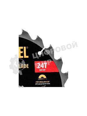 Пильный диск по дереву Denzel ф235 х 30 мм, 24 зубьев