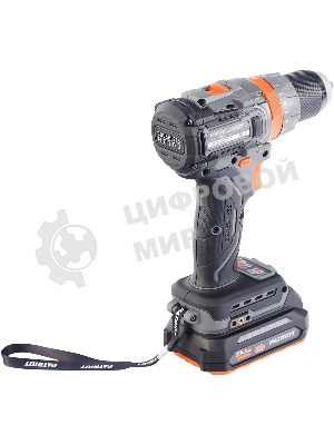 Дрель-шуруповерт Patriot BR 212UES, 21 В, 2 Ач, 85 Нм, бесщеточный