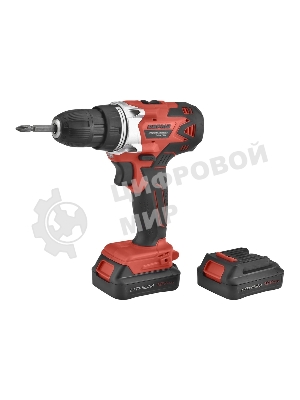Дрель-шуруповерт Парма ДША-02-1312/2Li, 12 В, 1.3 Ач, 22 Нм, щеточный