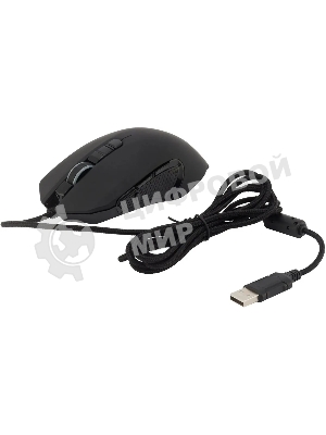 Мышь проводная Acer OMW160 черный, 6400 dpi, USB, кнопки - 8