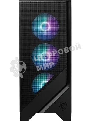 Компьютерный корпус MSI MAG Forge 321R Airflow черный без БП ATX 4x120мм 2xUSB 3.0 1xUSB3.1 audio bott PSU