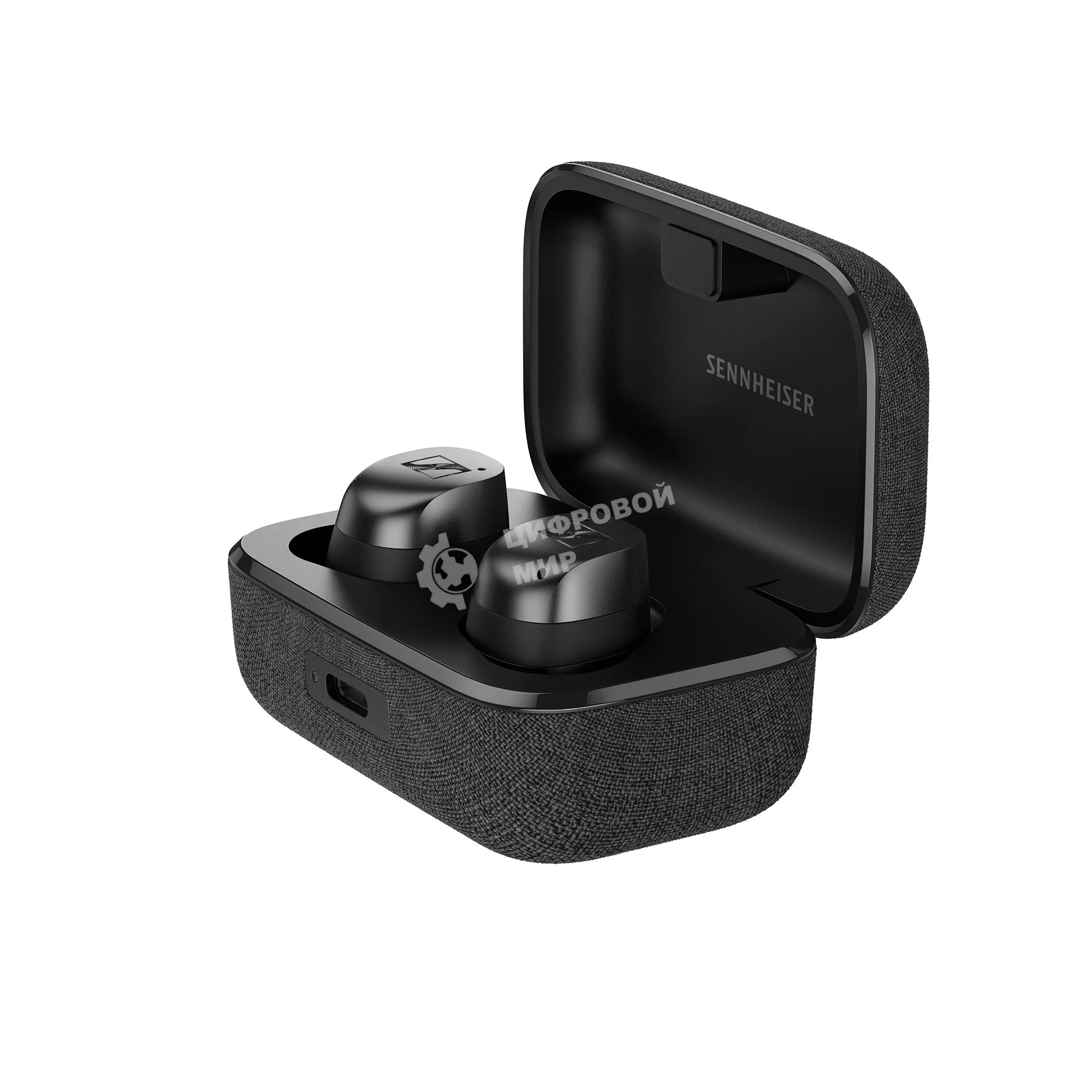 Наушники TWS Sennheiser MOMENTUM True Wireless 4 черный/графит, внутриканальные, Bluetooth, активное шумоподавление, беспроводная зарядка, до 7.5 ч