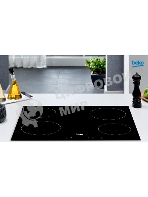 Встраиваемая электрическая варочная панель Beko HIC 64400 E, черный