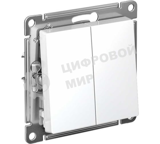 Механизм выключателя 2-кл. AtlasDesign (сх.5) 10АХ бел. SchE ATN000151