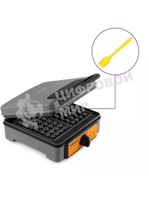 Вафельница Kitfort КТ-1694 1200Вт серый