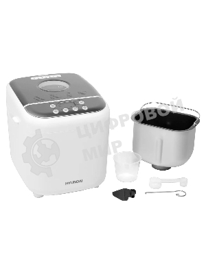 Хлебопечь Hyundai HYBM-3086 600Вт белый/серебристый