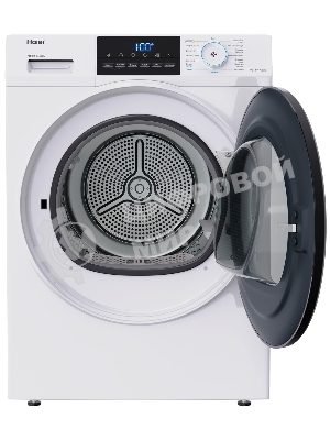 Сушильная машина Haier HD90-A2929B белый, 9 кг, сушка - конденсационная, программ - 15, 59.5 x 84.5 x 60 см