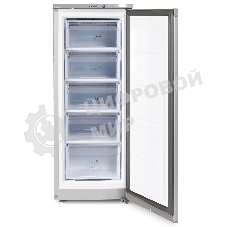 Морозильная камера Бирюса M414 металлик, 130л, 5 ящиков