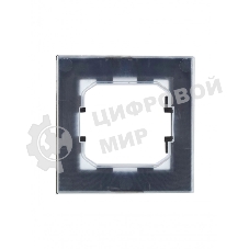 Рамка 1-местная IEK BRITE РУ-1-БрШ-44 IP44 шампань