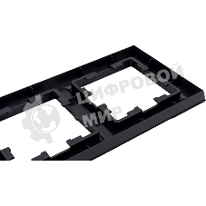 Рамка 4-местная IEK BRITE РУ-4-БрЧ черный