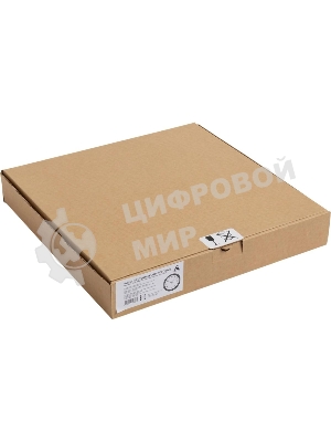 Часы настенные аналоговые Бюрократ WALLC-R85P D35см коричневый/белый