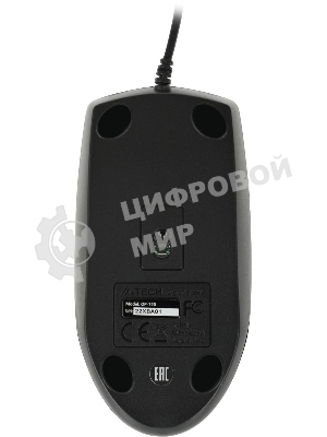 Мышь проводная A4Tech OP-720 черный, 1200 dpi, USB, кнопки - 3