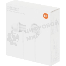 Проводные наушники Xiaomi Mi In-Ear Headphones Basic серебристый, внутриканальные, Jack 3.5 мм