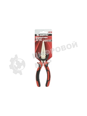 Длинногубцы Matrix NICKEL 17164 160 мм, прямые никелированные, двухкомпонентные рукоятки