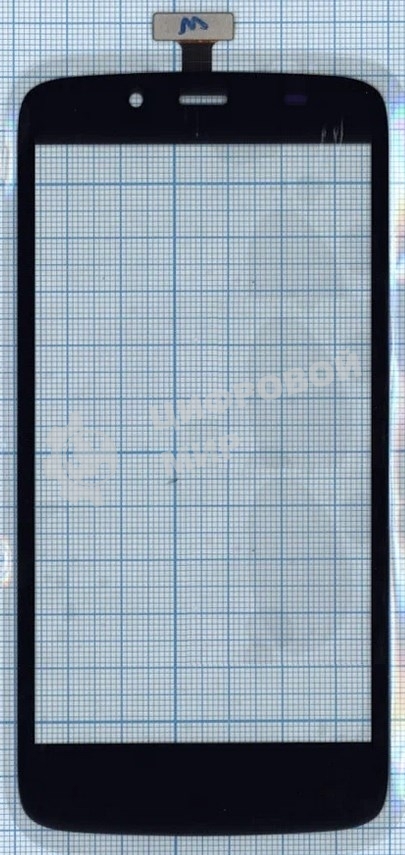 Сенсорное стекло (тачскрин) CT3S0724FPC-A1-E, черное