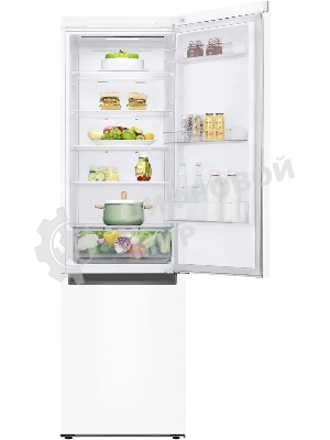 Холодильник LG GA-B509LQYL белый двухкамерный 277/107л морозилка снизу, No Frost