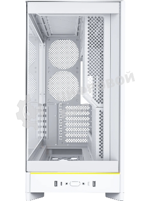 Компьютерный корпус Montech HS02 белый без БП ATX 4x140мм 2xUSB 3.0 audio bott PSU