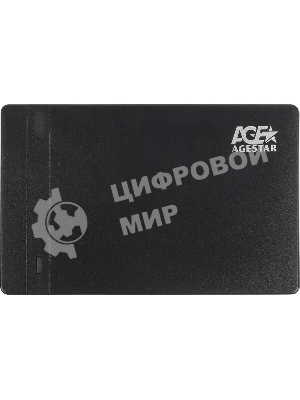 Внешний корпус для HDD AgeStar 3UB2P3 SATA III пластик черный 2.5