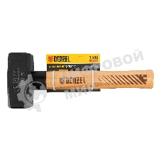 Кувалда Denzel 1500 г, кованая головка, буковая рукоятка