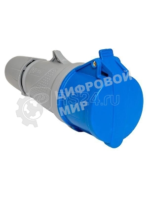 Розетка переносная 223 2P+PE 32А 220 В IP44 PROxima EKF ps-223-32-220-PRO
