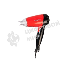 Фен Centek CT-2230 RBL красный/черный, 1200 Вт, компактный
