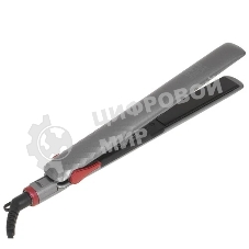 Выпрямитель для волос Homestar HS-8015 серебристый/красный, 25 мм, 200 °C, 1 режим