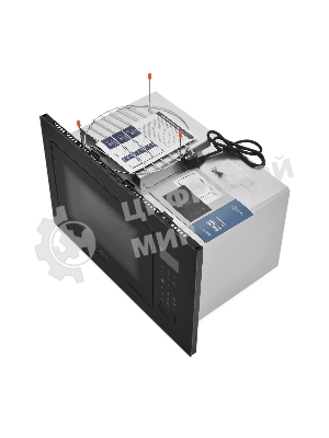 Встраиваемая микроволновая печь ZUGEL ZMO251B, черная