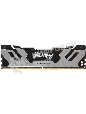 Оперативная память Kingston Fury Renegade, DDR5, 96Gb (2x48GB), 6000MHz, CL32, DIMM, с радиаторами, серебристый/черный