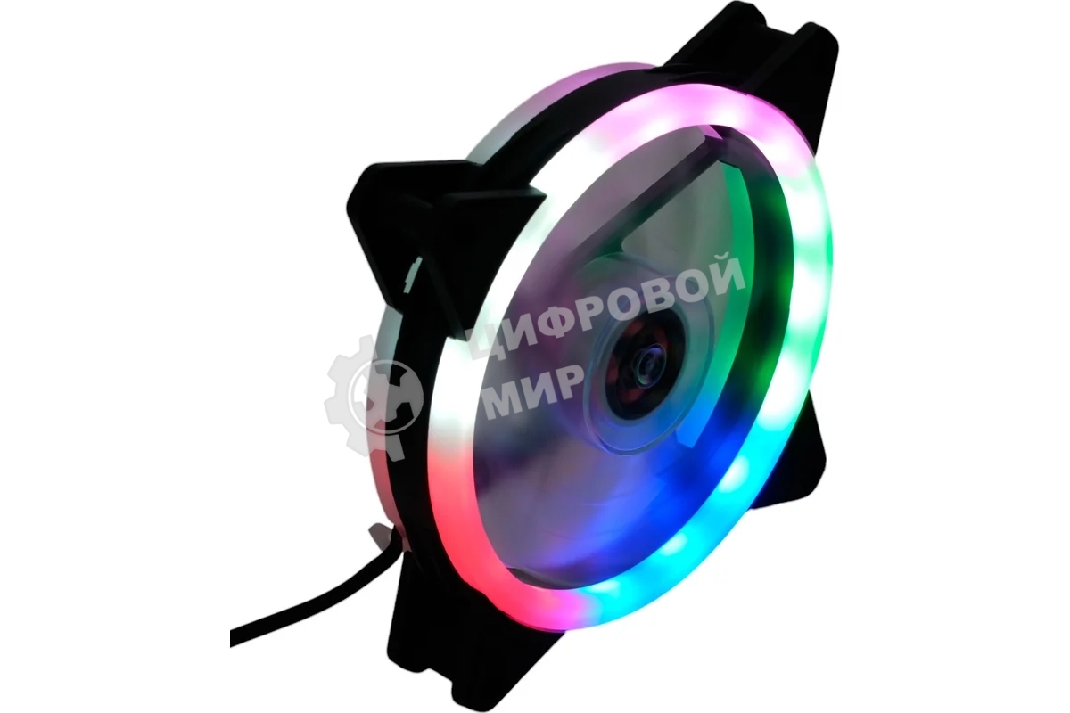 Вентилятор для корпуса Gembird черный, 120 мм, 1200 об/мин, 20.5 дБ, 3 pin